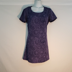 EXPRESS Womens Shift Dress Career Purple‎ Blue XS 1